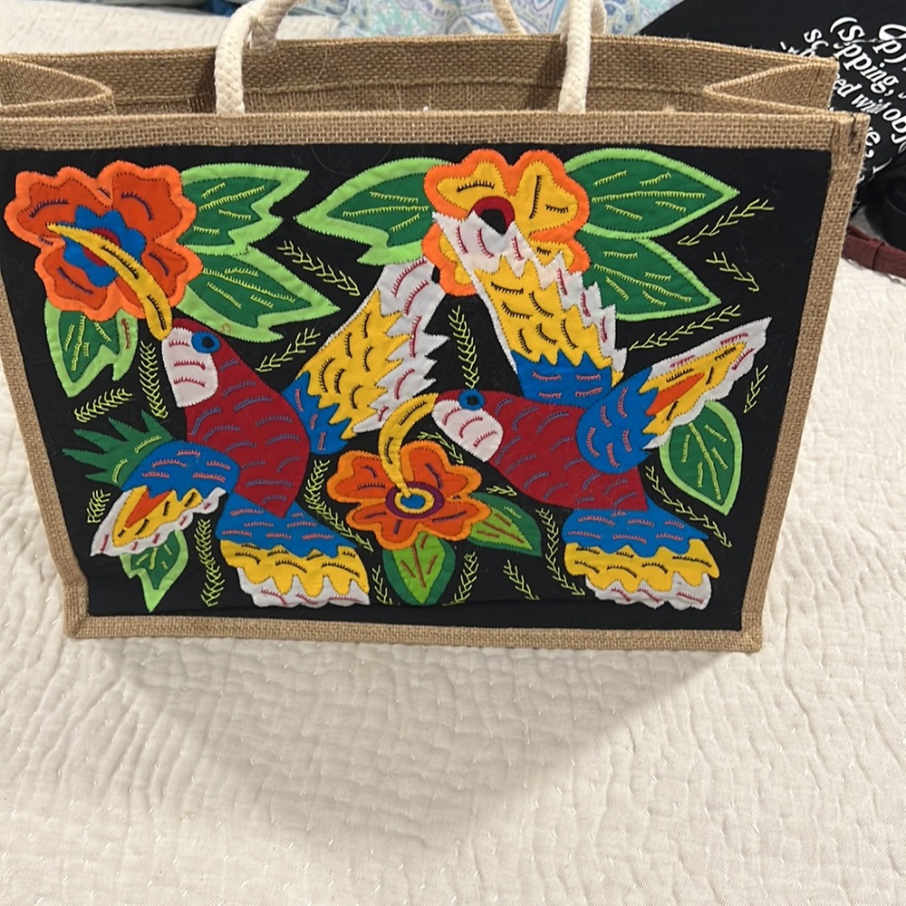 Panama Mola Tote Bag Extra Large